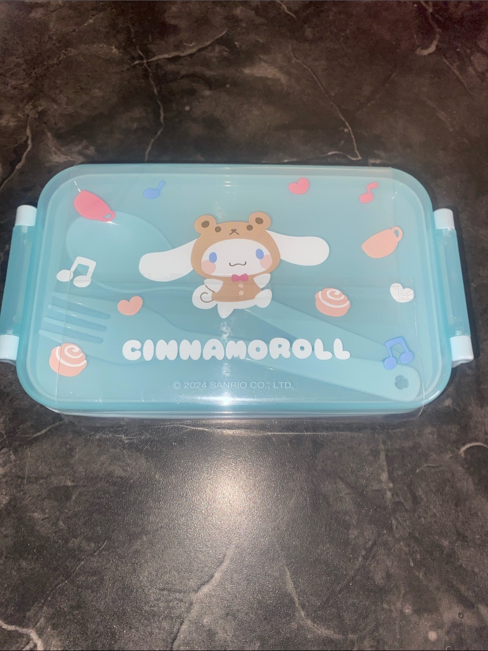 Sanrio Cinnamoroll Food Containers With Fork & Spoon